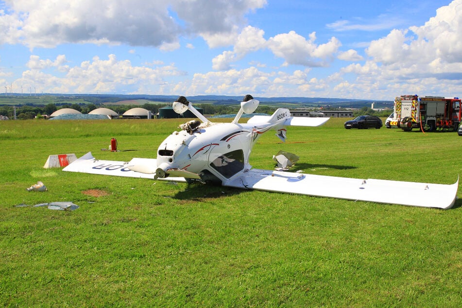 Das Flugzeug war in der Nähe von Nordhausen abgestürzt.