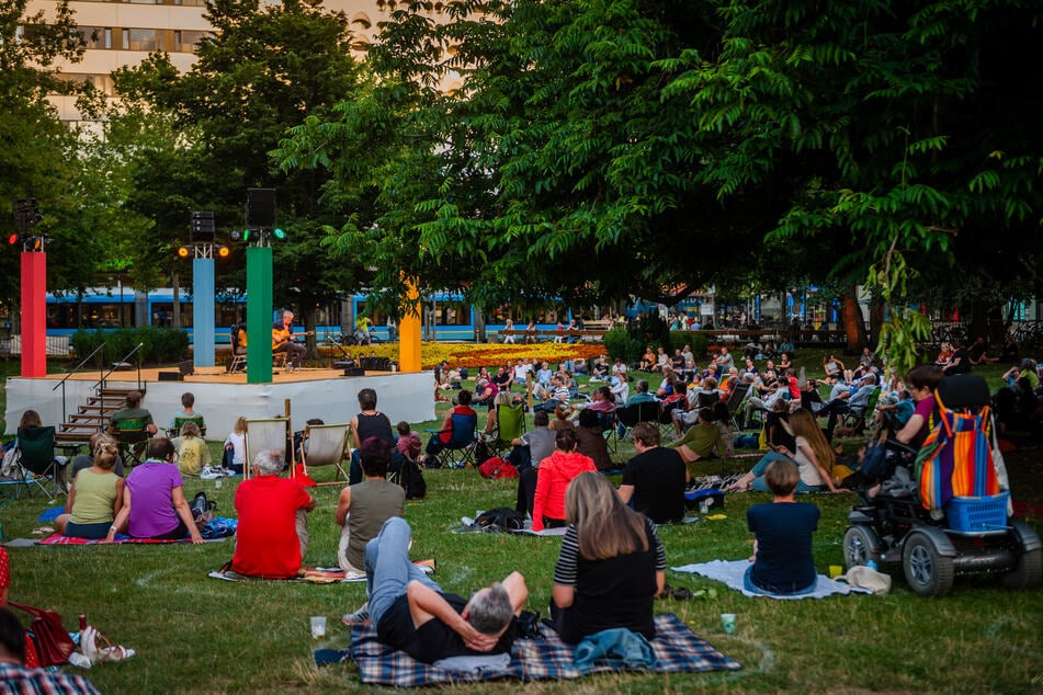 So wie beim Chemnitzer Parksommer 2020 könnte es auch im Sommer 2021 beim "Cultursommer" an verschiedenen öffentlichen Plätzen in der Stadt aussehen.