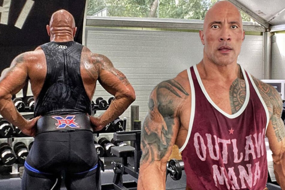 Dwayne "The Rock" Johnson has been working on his bull bicep tattoo for nearly four years.