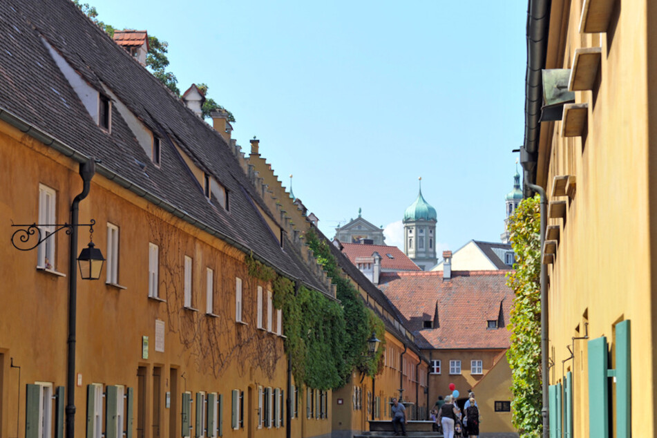 Die Fuggerei in Augsburg besteht seit 500 Jahren.