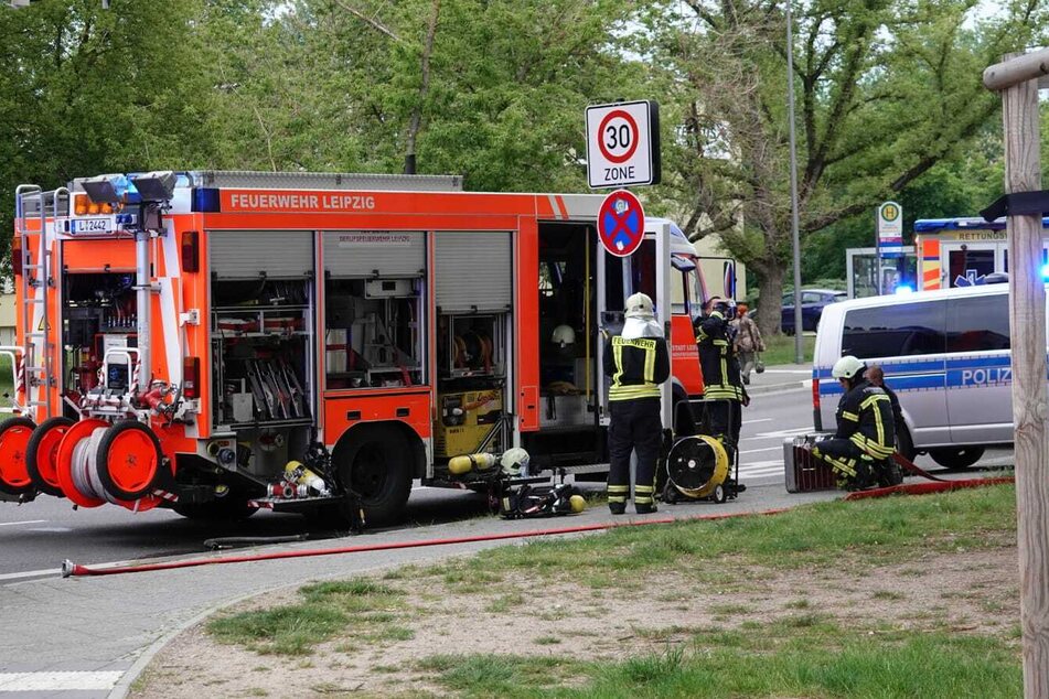 In Leipzig-Möckern ist es am Freitagabend zu einem Brand gekommen.