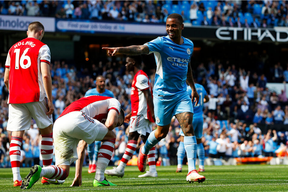 Gabriel Jesus und Manchester City ließen dem FC Arsenal nicht den Hauch einer Chance.