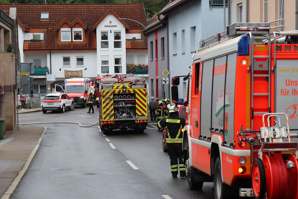 Ein Großaufgebot an Rettungskräften war umgehend ins nordbadische Wiesloch geeilt.