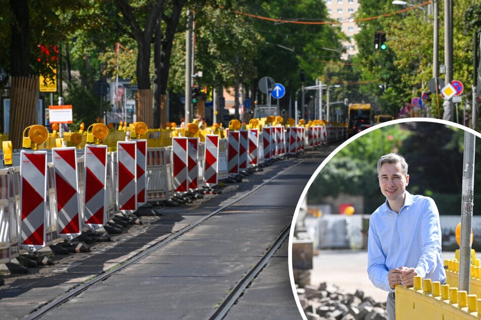 Mega-Bauprojekt: Hier macht das Rathaus Dresdens schlimmste Buckelpiste platt
