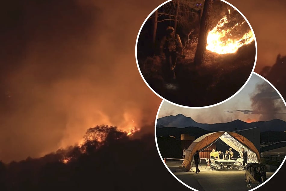 140 Menschen evakuiert: Riesiger Waldbrand sorgt für Zerstörung