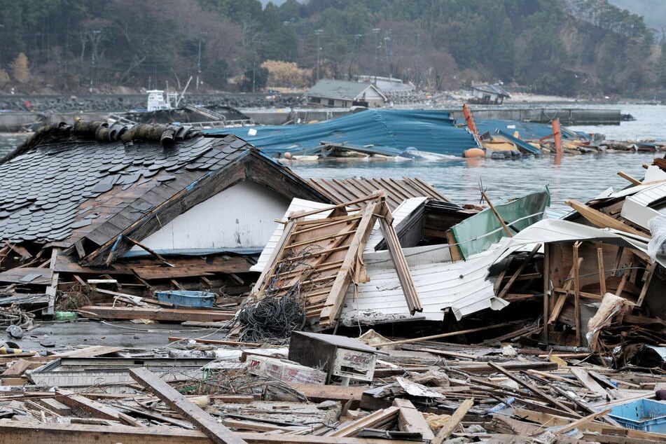 Das Tsunami-Unglück in Japan zerstörte im Jahr 2011 kilometerlange Landstriche.