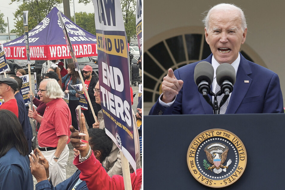 Biden gives UAW strike a big boost after responding to picket line invitation