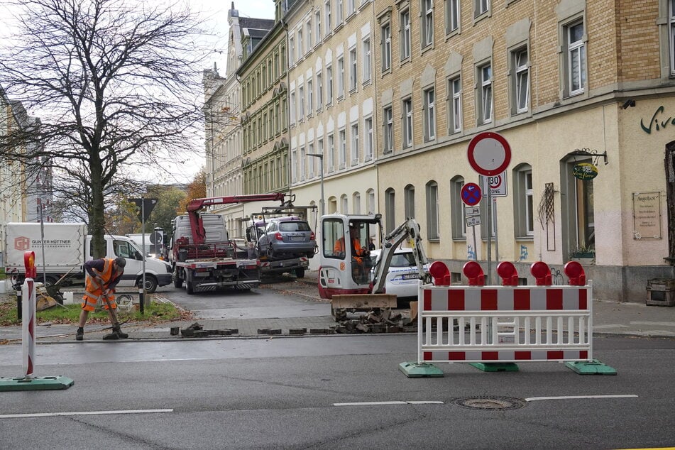 Baustellen Chemnitz: Zietenstraßen-Umfahrung gesperrt: Neuer Baustellen-Ärger auf dem Chemnitzer Sonnenberg