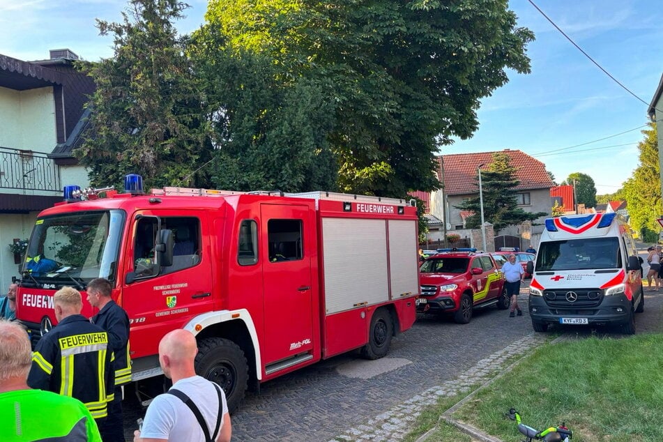 Die Feuerwehr war vor Ort.