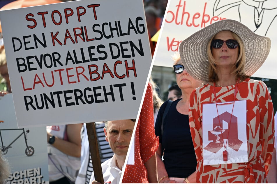 Demonstrationen in Dresden und Erfurt: Apotheker sauer auf Lauterbach!