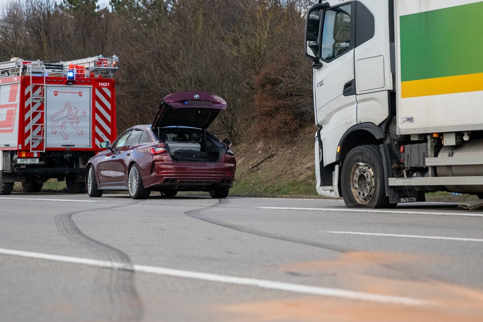 Wegen des Unfalls gab es eine vorübergehende Vollsperrung.