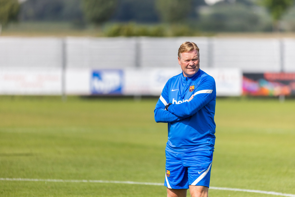 Wie lang bekommt der Niederländer Ronald Koeman (58) noch Zeit? Sein Platz auf der Barca-Bank scheint in Gefahr zu sein.