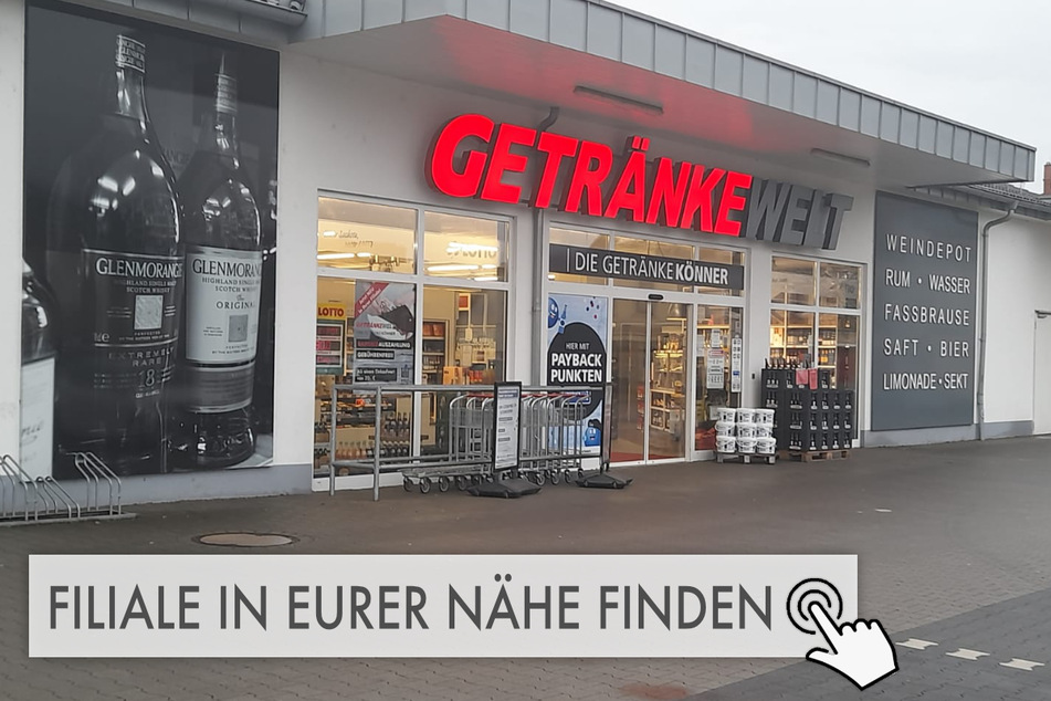 Mit dem Filialfinder auf der Getränkewelt-Website findet Ihr ganz einfach den Markt in Eurer Nähe.