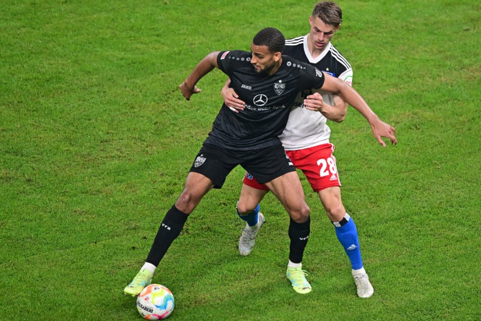 Als der HSV und der VfB Stuttgart zuletzt aufeinandertrafen, ging es um Auf- und Abstieg. Es war in der Relegation 2023. (Archivfoto)