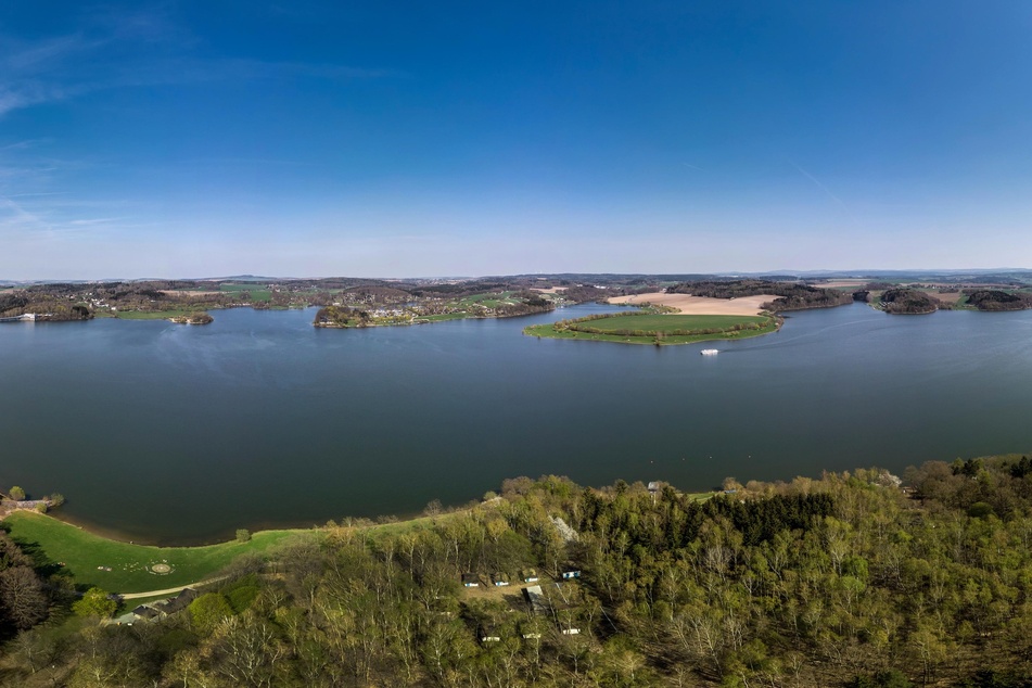 Horror-Fund in Talsperre Pöhl: Polizeihubschrauber entdeckt Leiche