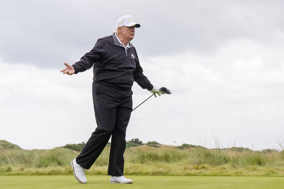 US-Präsident Donald Trump (79), selbst leidenschaftlicher Golfer, hat den nationalen Fitnesstest wiedereingeführt. (Archivbild)