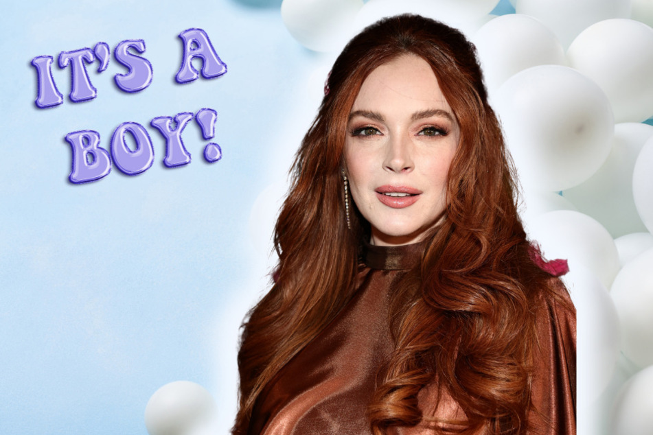 Lindsay Lohan anticipates the arrival of a baby boy!