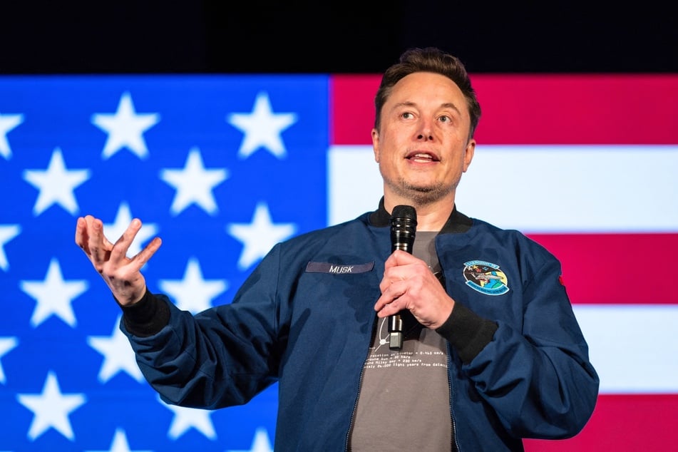 Elon Musk speaks during an America PAC town hall on October 26, 2024 in Lancaster, Pennsylvania.