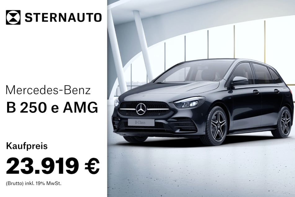 Energieverbrauch gew. komb.: 1,2 l/100 km; Stromverbrauch gew. komb.: 14,7 kWh/100km; CO₂-Emissionen gew. komb.: 27 g/km; CO₂-Klasse: B
