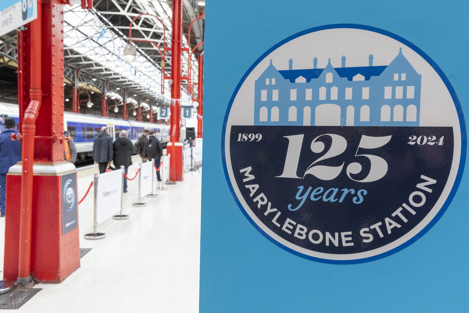Der Bahnhof Marylebone feierte sein 125-jähriges Jubiläum.