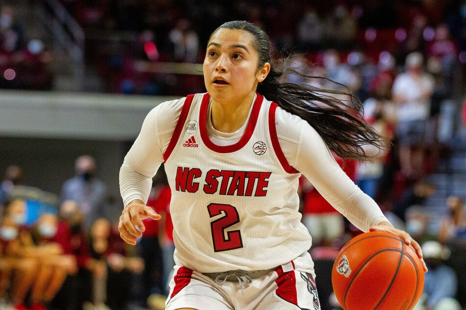 Wolfpack guard Raina Perez missed only one of her shot attempts against the Lancers.