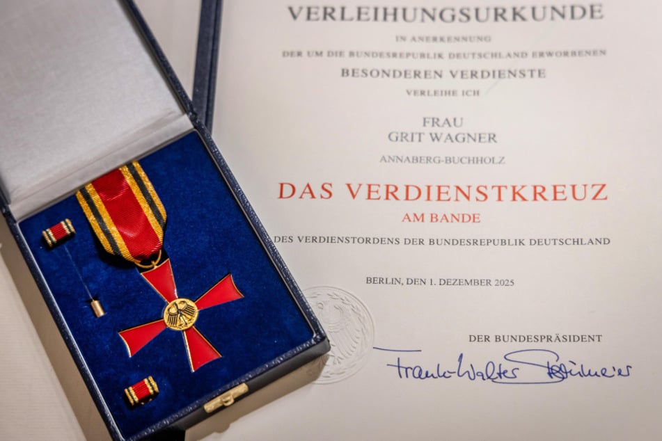 Für ihr Engagement wurde der Erzgebirgerin das Bundesverdienstkreuz verliehen.