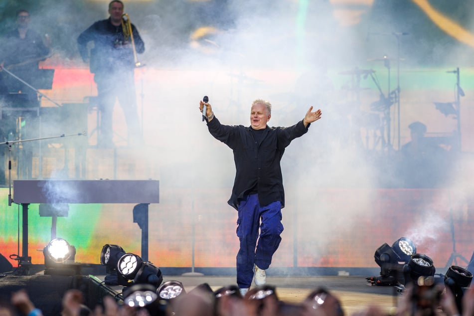 Begeisterte die Massen im Dresdner Rudolf-Harbig-Stadion: Musik-Legende Herbert Grönemeyer (68)