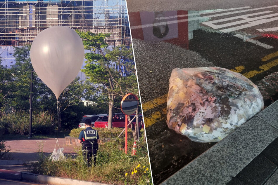 South Korea is expecting more balloons carrying trash to arrive from North Korea over the weekend.