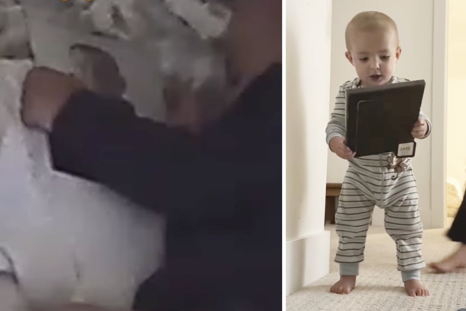 Bébé trouve une photo et ne veut plus la laisser : La raison fait fondre les cœurs