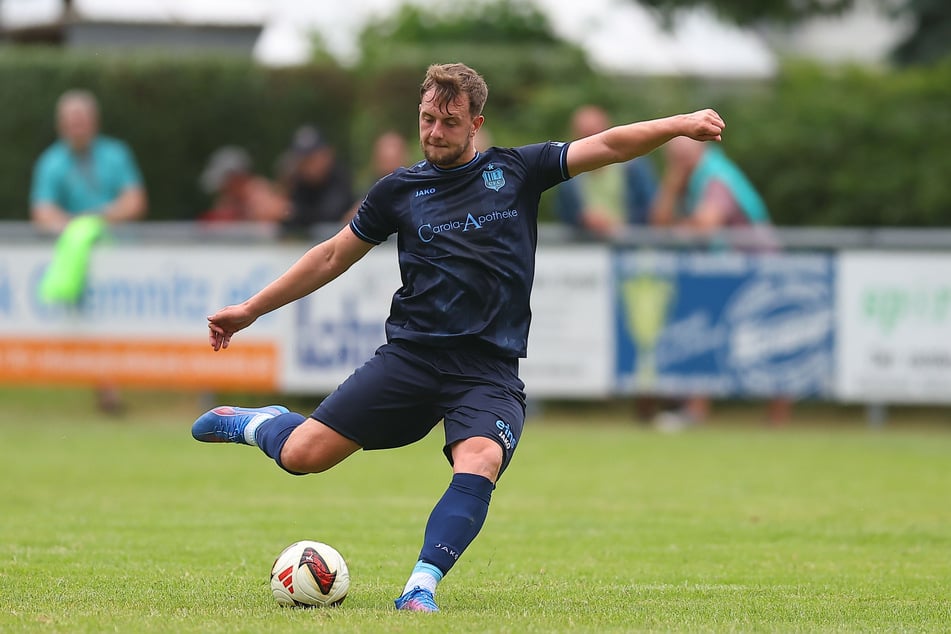 Justin Gröger (23) bekam Lob vom Trainer. (Archivfoto)