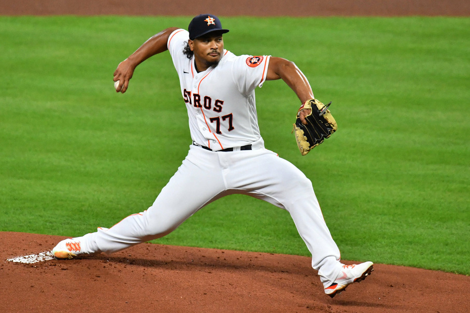 The Astros' starting pitcher Luis Garcia struck out seven batters in Houston's game six win.