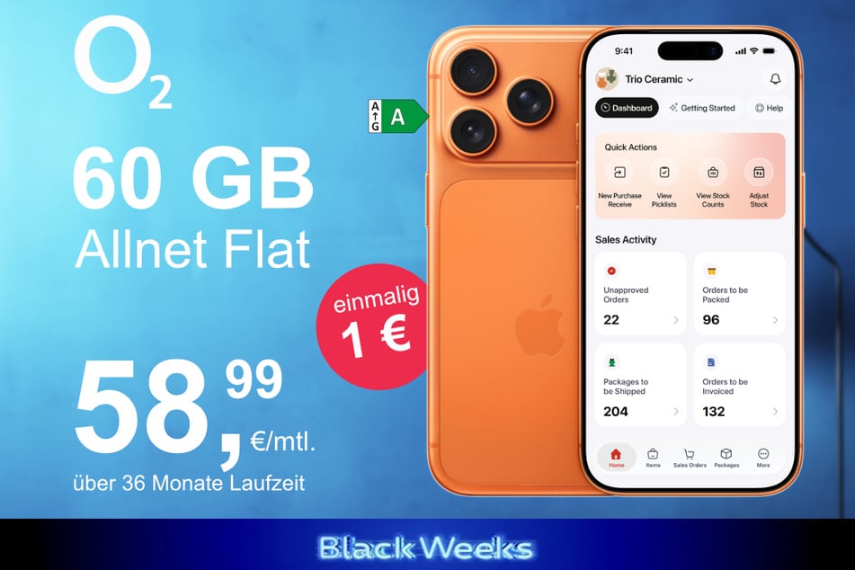 Das neue iPhone 17 Pro inkl. 60 GB Datenvolumen für nur 1 Euro exklusiv bei o2.