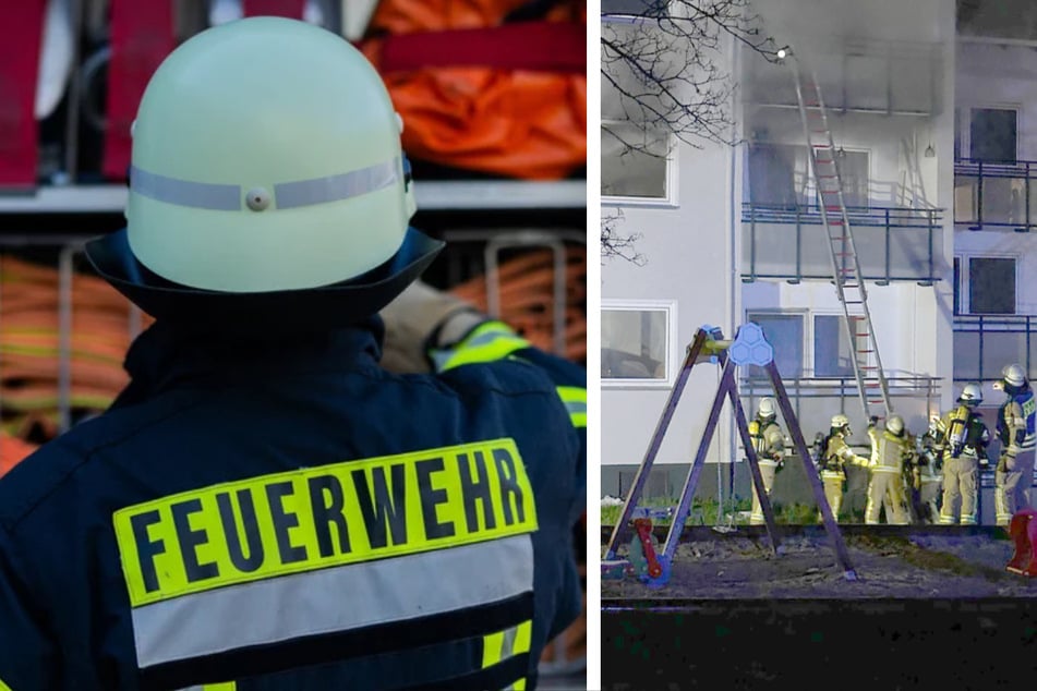 Wohnhaus fängt nach explosionsartigen Geräuschen an zu brennen: Sieben Menschen verletzt