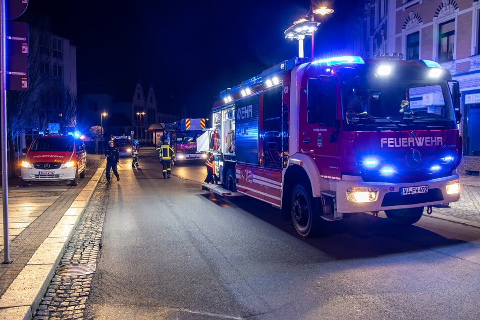 Die Feuerwehr kam am Auer Postplatz zum Einsatz.