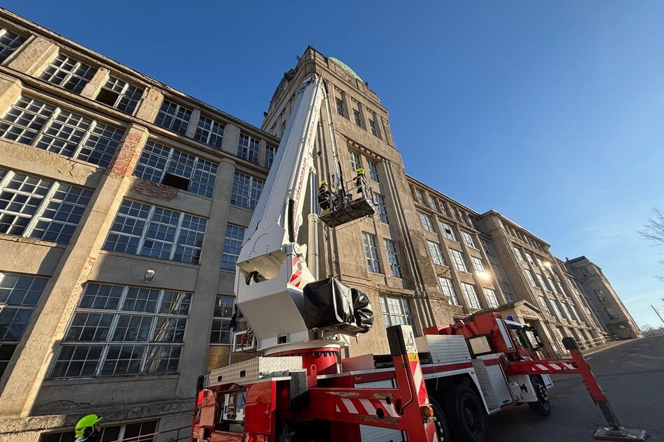 Die Industriebrache ruft immer wieder die Feuerwehr auf den Plan - wie hier im Dezember 2024.