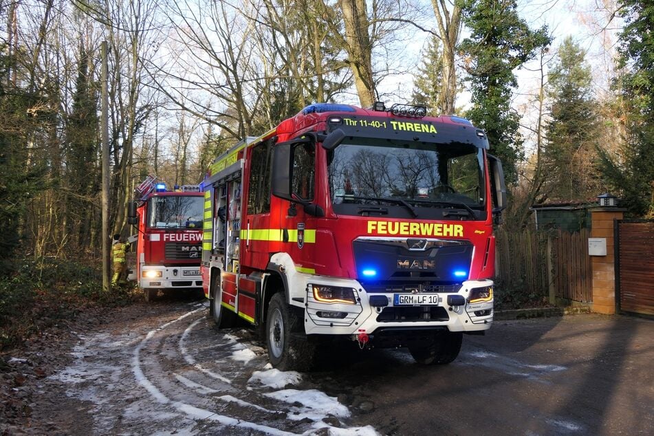 Kameraden der Feuerwehr schafften es, die Frau zu befreien.