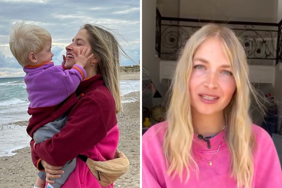 Charlotte Weise (31) muss ihren Sohn Mads (2) endlich nicht mehr nachts stillen, wie sie auf Instagram erklärte. Der Kleine ist zwei Jahre und drei Monate alt.