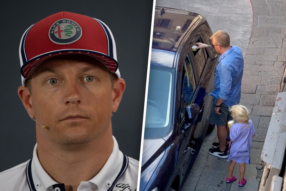Kimi Räikkönen hilft im Auto eingesperrten Hund