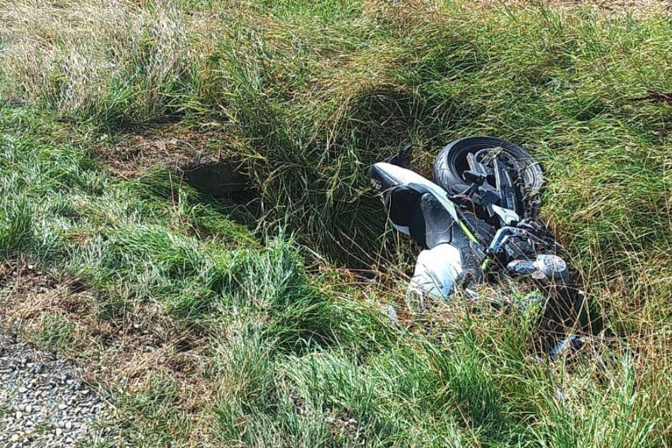 Biker-Unfall in Thüringen: Fahrerin schwer verletzt