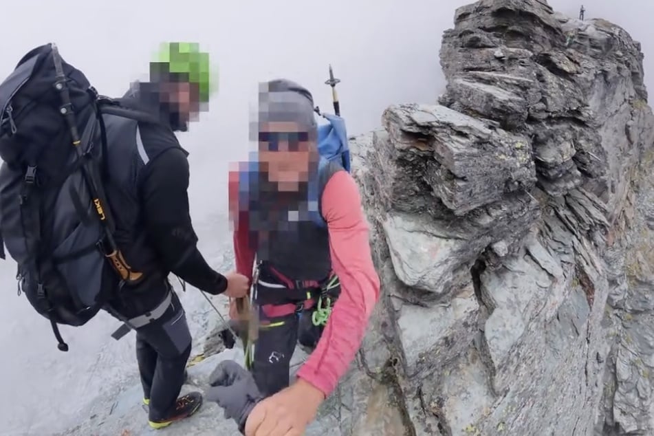 Auf einem schmalen Steig des Großglockners eskalierte ein Streit zwischen einem Bergsteiger aus Polen und einem österreichischen Bergführer.