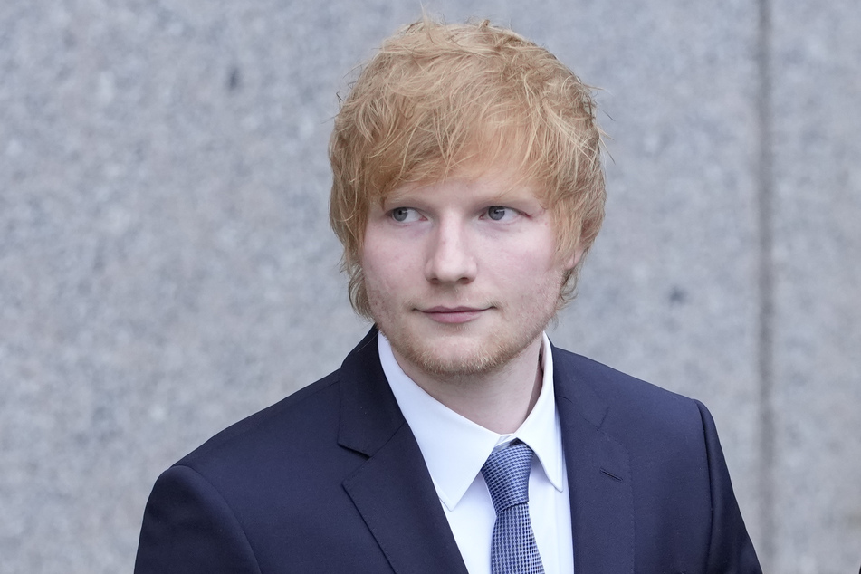 Pop-Superstar Ed Sheeran (32) steht vor Gericht in New York.
