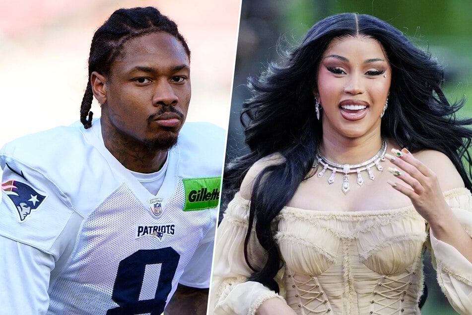 Stefon Diggs (l.) and Cardi B have reportedly called it quits on their romance.