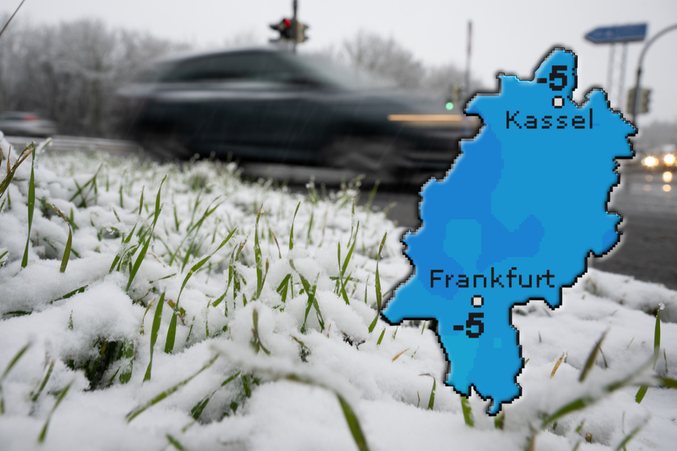 In der Nacht zum Mittwoch sollen die Temperaturen in Hessen laut "Wetteronline.de" (Grafik) sogar auf bis zu minus fünf Grad fallen.