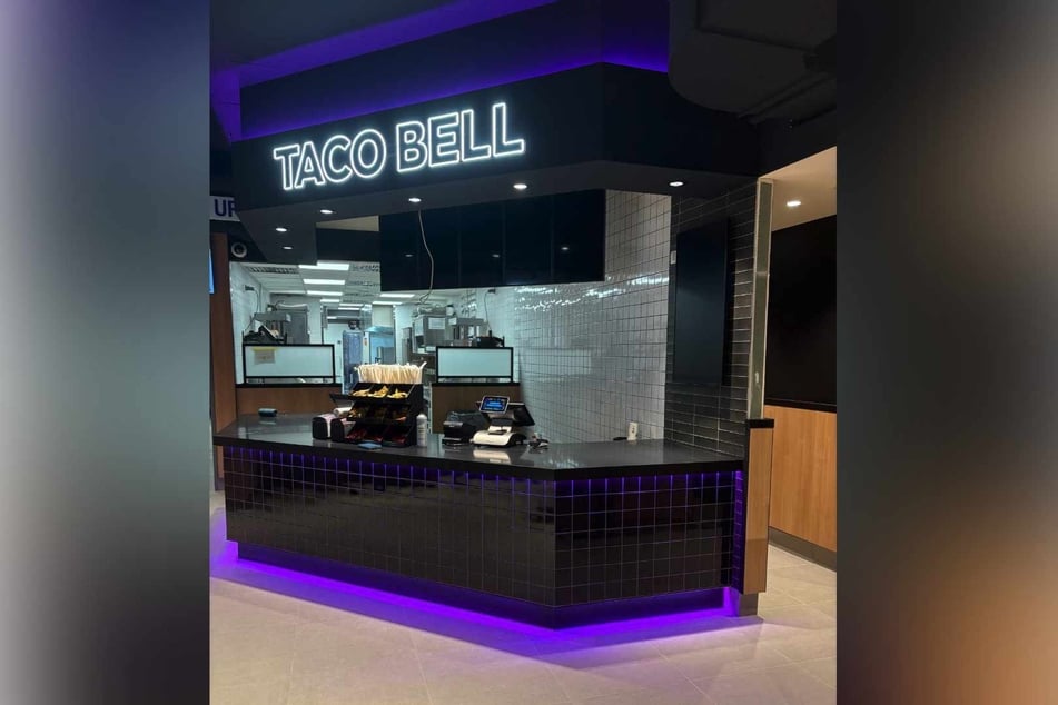 Ein Blick auf die neue und deutschlandweit erste Taco-Bell Filiale in Köln.