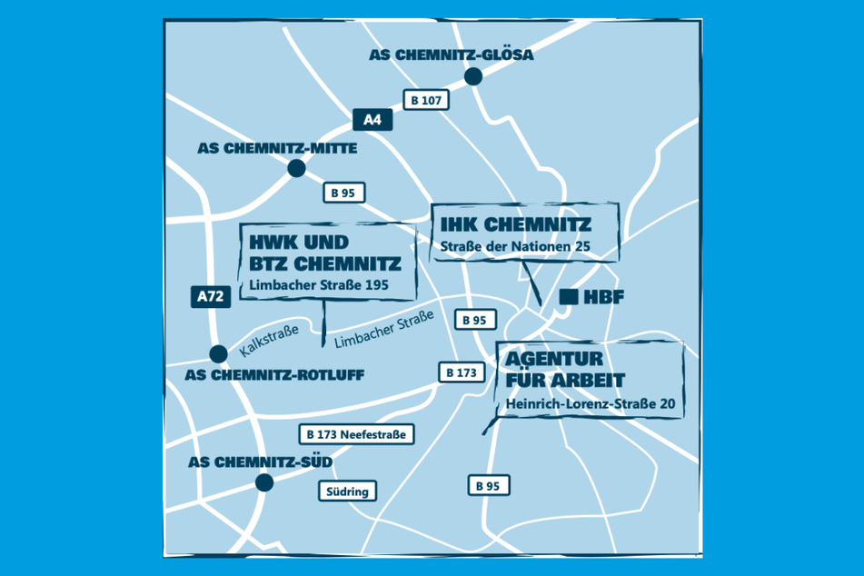 An diesen drei Standorten findet der Tag der Bildung statt. Den Fahrplan findet Ihr direkt hier.