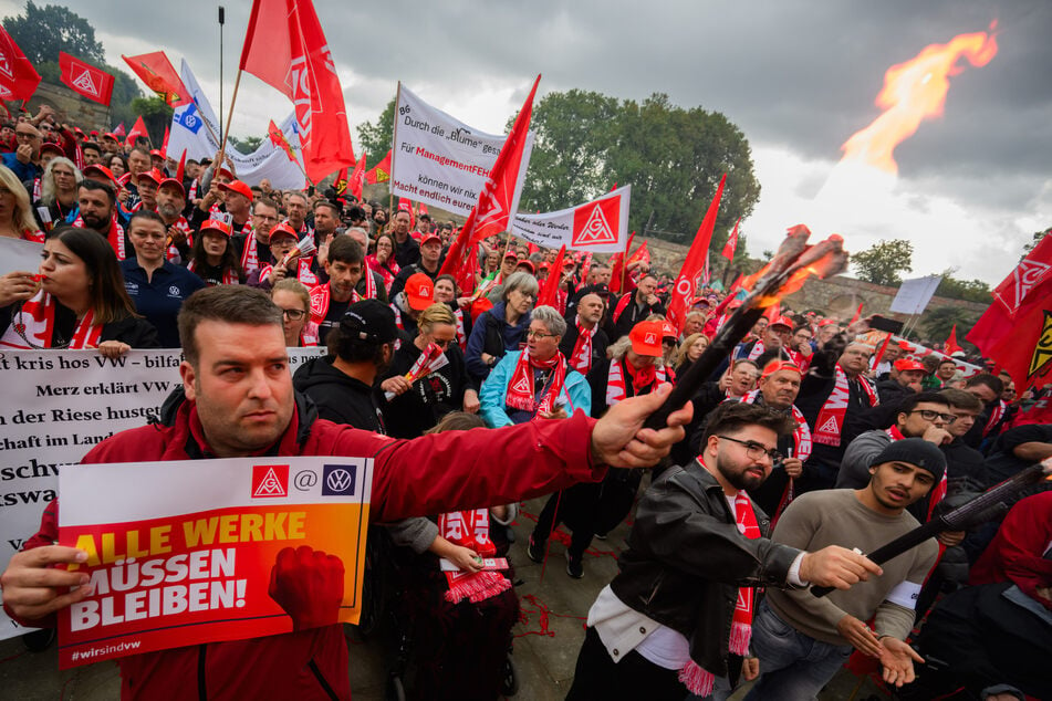 Die Tarifrunde wurde von Protesten begleitet.