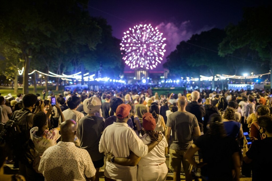 Spectators had gathered to watch the annual Independence Day fireworks display outside the Philadelphia Museum of Art when shots rang out.