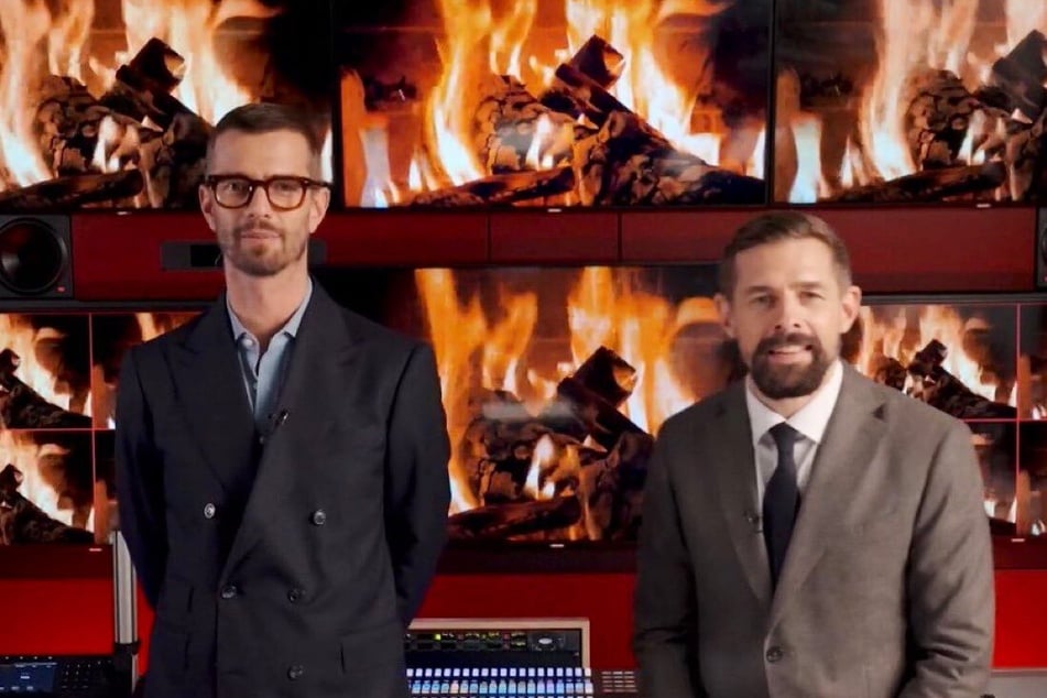 Joko & Klaas am Kaminfeuer zugucken? Da kann man auch gleich Schäfchen zählen