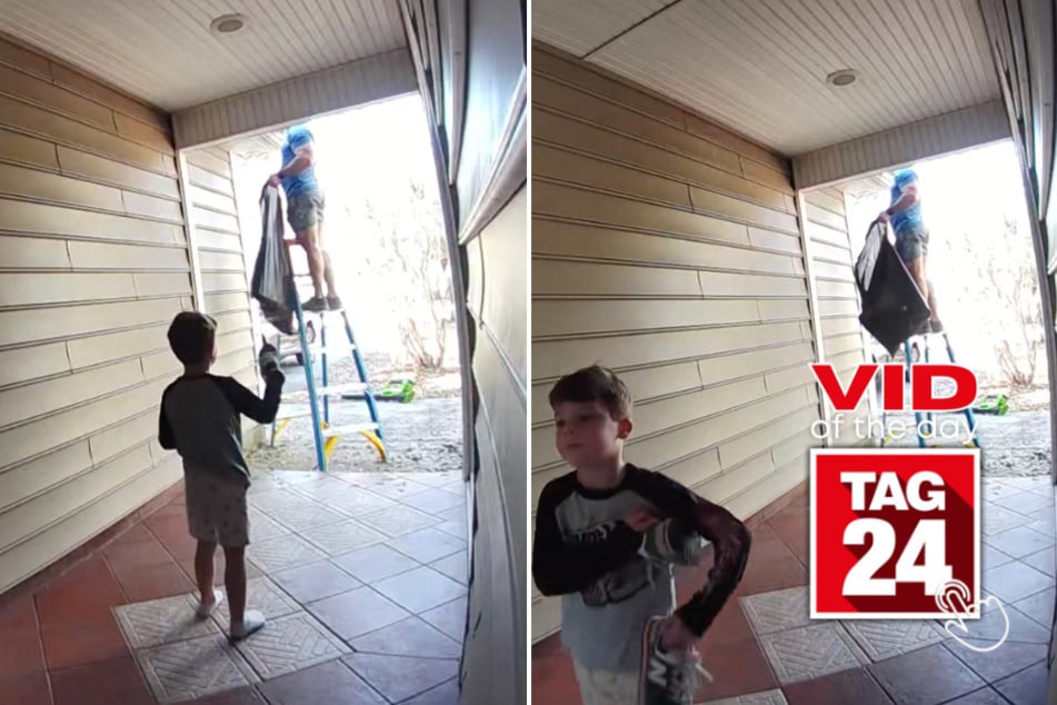viral videos: Viral Video of the Day for April 12, 2026: Mom shocks son with doorbell camera function