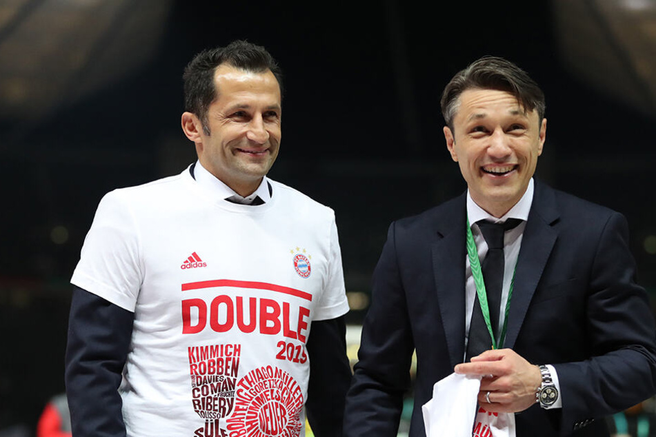 Hasan Salihamidzic und Niko Kovac nach dem Gewinn des DFB-Pokals im Mai gegen RB Leipzig im Berliner Olympiastadion.